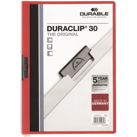 Skoroszyt Zaciskowy Durable Duraclip 30