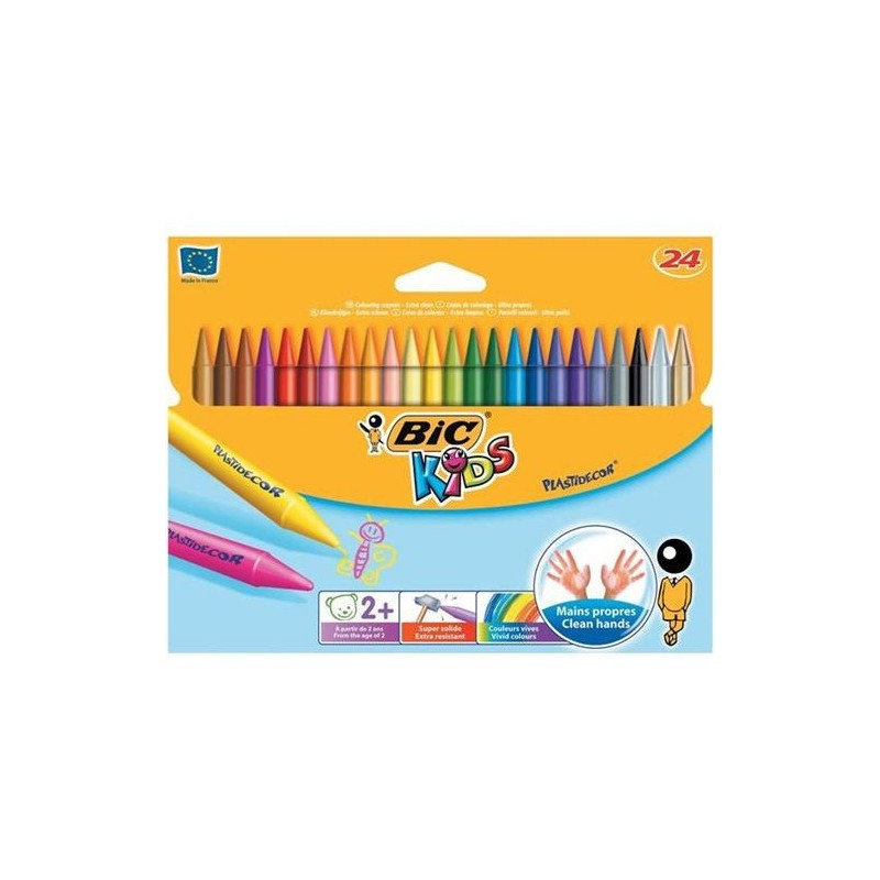 Kredki Świecowe Bic Plastidecor
