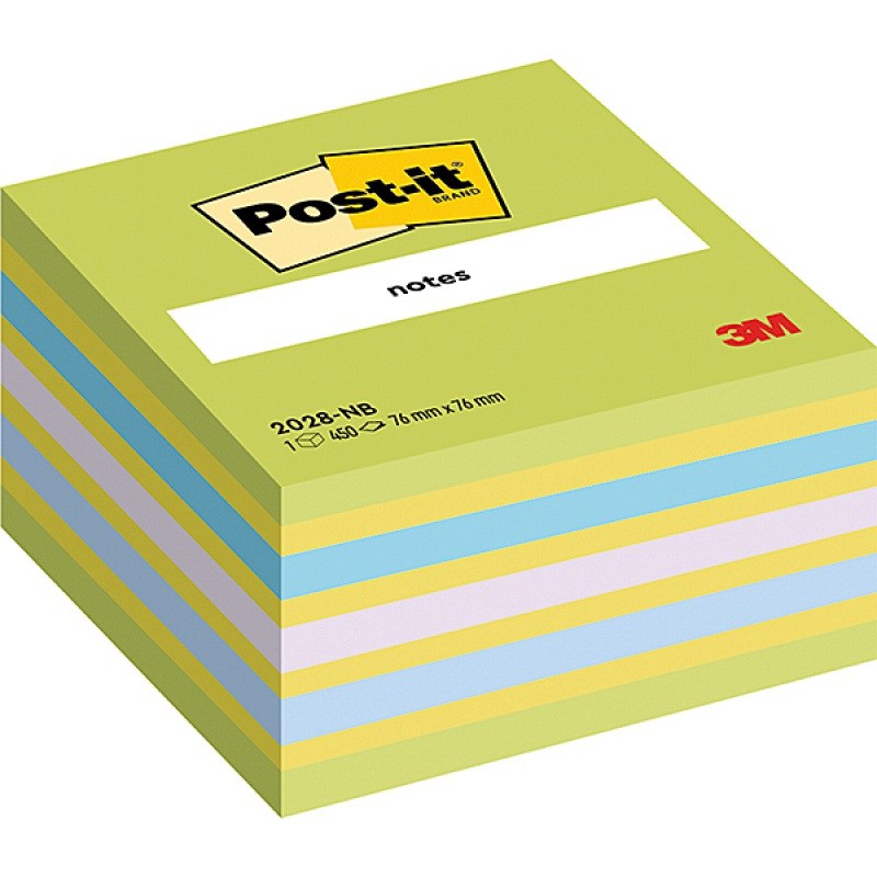 Kostka Samoprzylepna Post-It® Paleta Cukierkowa 76 X 76 Mm 450 Kartek