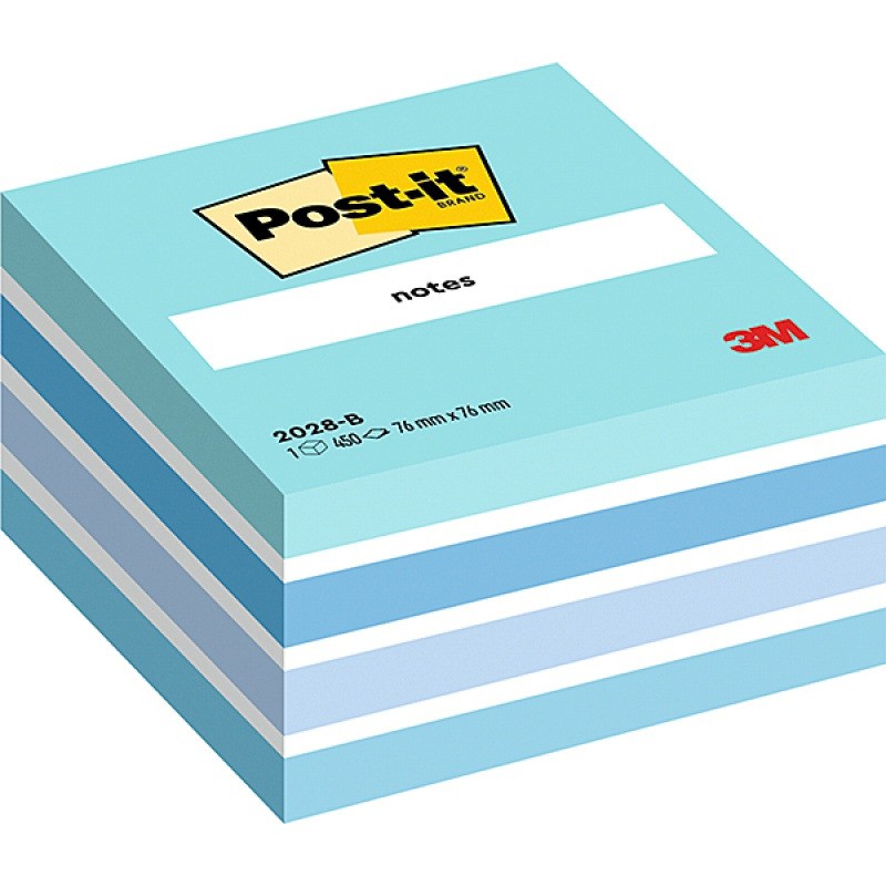 Kostka Samoprzylepna Post-It® Paleta Akwarelowa 76 X 76 Mm 450 Kartek