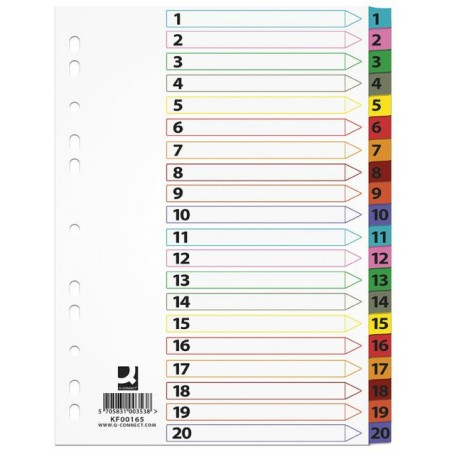 Przekładki Mylar Q-Connect A4