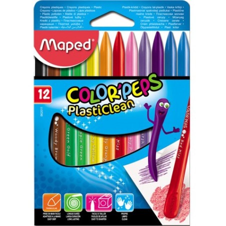 Kredki Plastikowe Maped Colorpeps