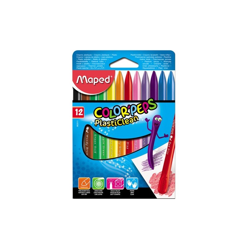 Kredki Plastikowe Maped Colorpeps