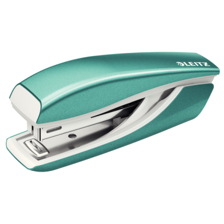Zszywacz Mini Leitz Nexxt Wow 10 Kartek Turkusowy Metaliczny 55281051