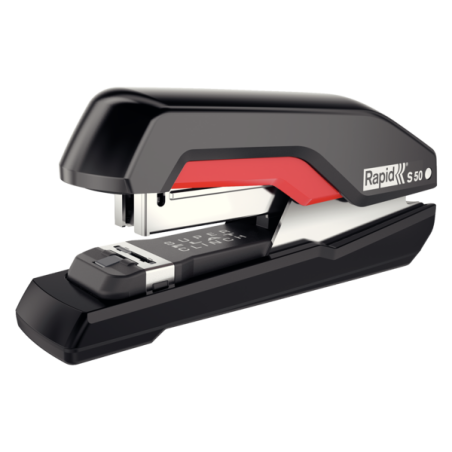 Zszywacz Supreme S50 Czarno-Czerwony 50K Rapid 5000544
