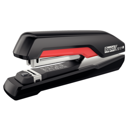 Zszywacz Supreme S17 Czarno-Czerwony 30K Rapid 5000538