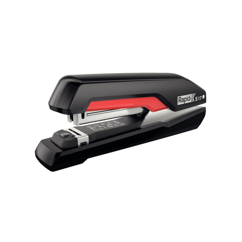 Zszywacz Supreme S17 Czarno-Czerwony 30K Rapid 5000538
