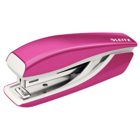Zszywacz Mini Leitz Nexxt Wow 10 Kartek Różowy Metaliczny 55281023