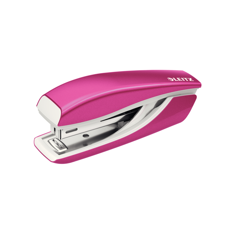 Zszywacz Mini Leitz Nexxt Wow 10 Kartek Różowy Metaliczny 55281023