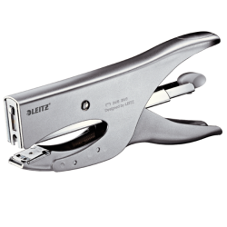 Zszywacz Nożycowy Metaliczny Srebrny (24/6 24/8) 40 Kartek 55490081 Leitz