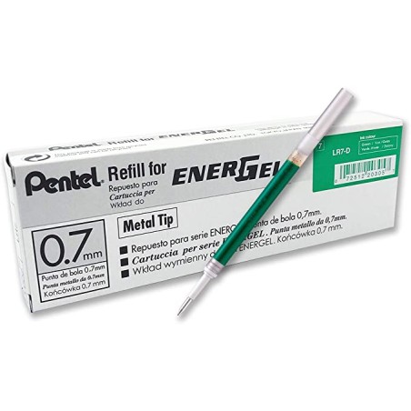 Wkład Energel 0,7Mm Zielony Lr7-D Pentel