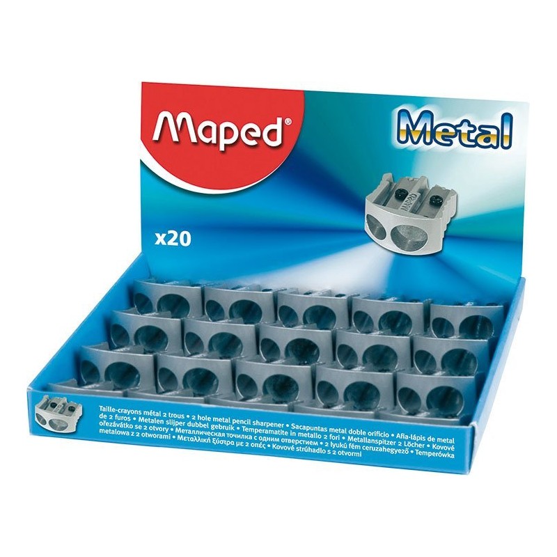 Temperówka Metalowa Classic Z 2 Otworami Maped 506700