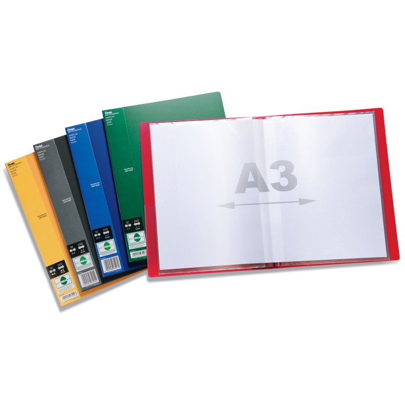 Album Ofertowy Side, 20 Kieszeni Czarny Dcf642-A Pentel