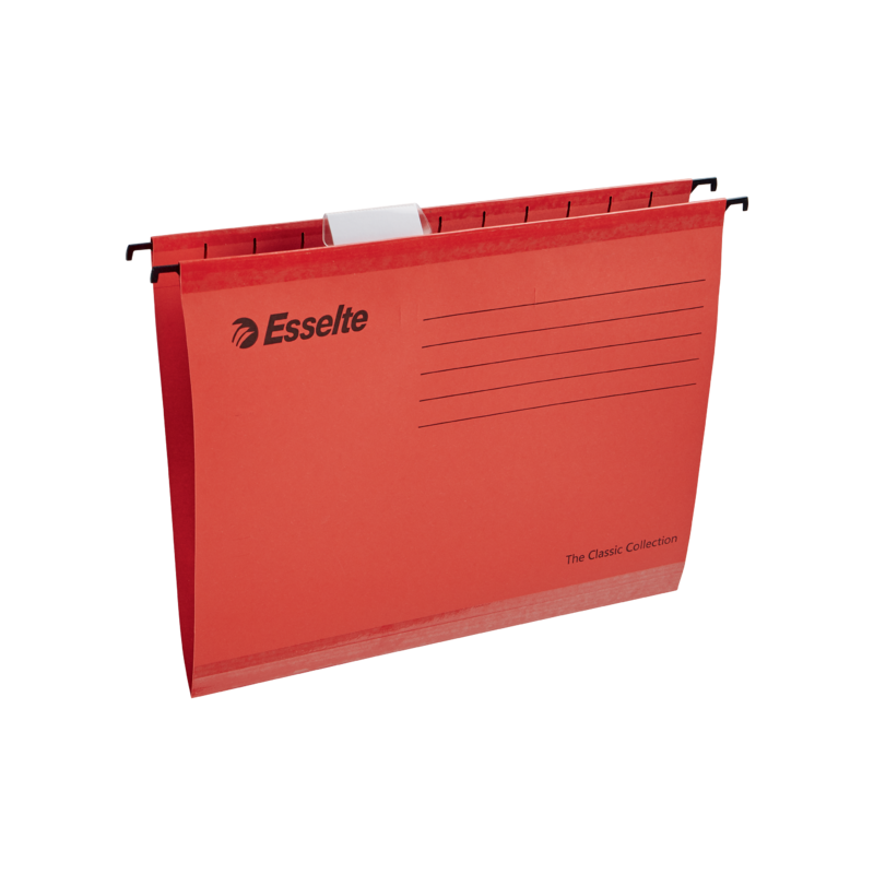 Teczki Zawieszane Esselte Classic A4, Czerwony, 25 Szt. Pendaflex 90316