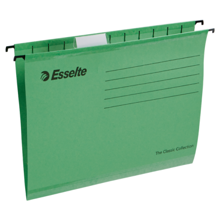 Teczki Zawieszane Esselte Classic A4, Zielony, 25 Szt. Pendaflex 90318