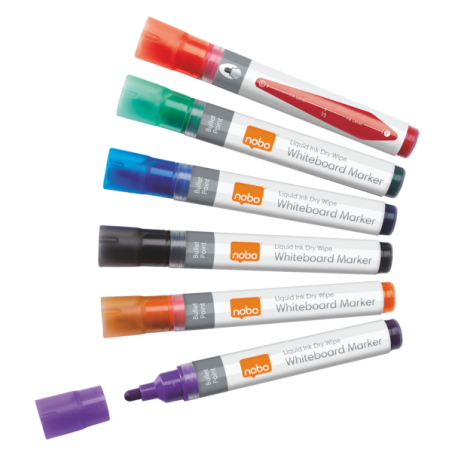 Markery Suchościeralne Nobo Liquid Ink Różne Kolory 1901077