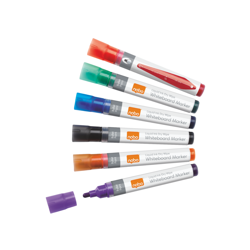Markery Suchościeralne Nobo Liquid Ink Różne Kolory 1901077