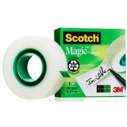 Taśma Biurowa 19X33M Matowa W Pudełku 3M Scotch Magic 810 70005242196