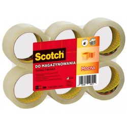 Taśma Pakowa Scotch (309 Tsp), Mocna, Akrylowa, Cicha, 50Mm, 66M, Transparentna Uu010249348