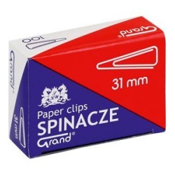 Spinacz T-31 Mm Grand Trójkątny 10Op X 100Sztuk 110-1387
