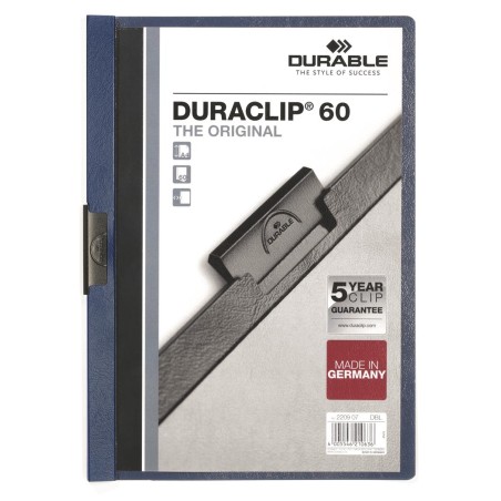 Skoroszyt Durable Duraclip Original 60 Granatowy 2209-07