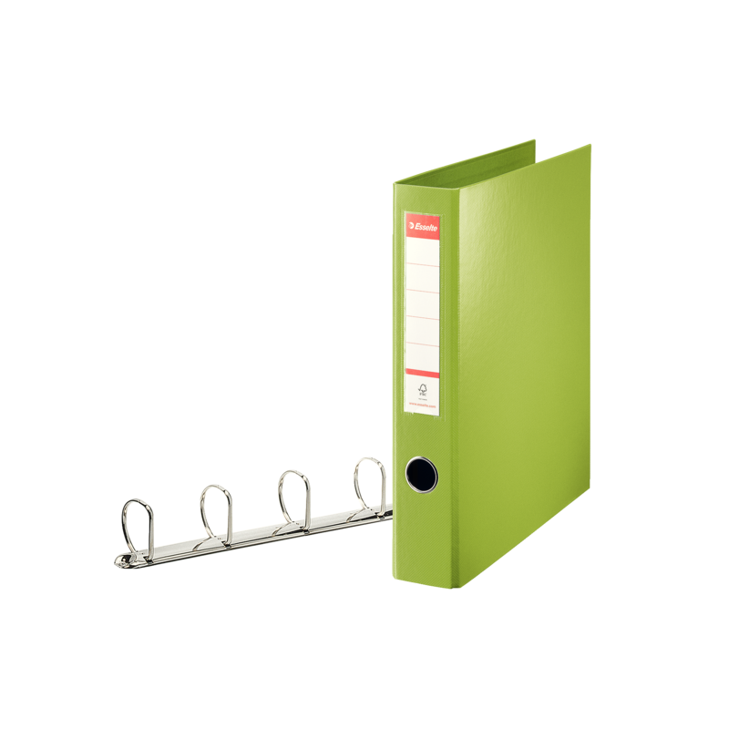 Segregator Esselte A4 Combi Z 4 Kółkami, 62 Mm, Zielony, , 82406 (X)