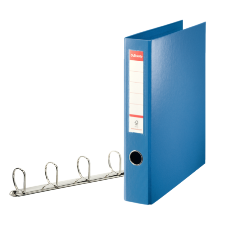 Segregator Esselte A4 Combi Z 4 Kółkami, 62 Mm, Niebieski, , 82405