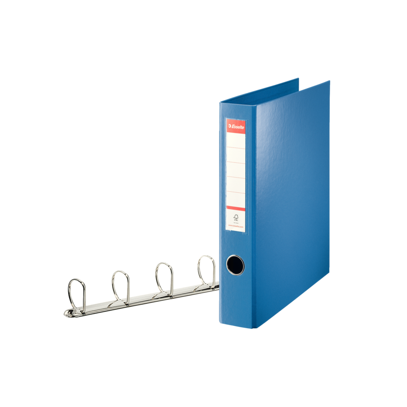 Segregator Esselte A4 Combi Z 4 Kółkami, 62 Mm, Niebieski, , 82405