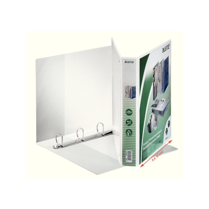 Segregator Panorama A4+ 4Dr/30  50Mm Biały Ofertowy Leitz 42850001