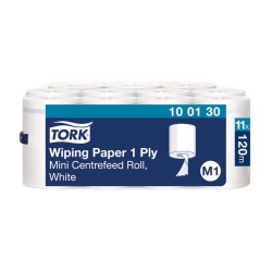 Ręcznik W Roli Mini Tork Biały 1 Warstwa (11 Rolek) Advanced 415, Długość 120M., System M1 100130
