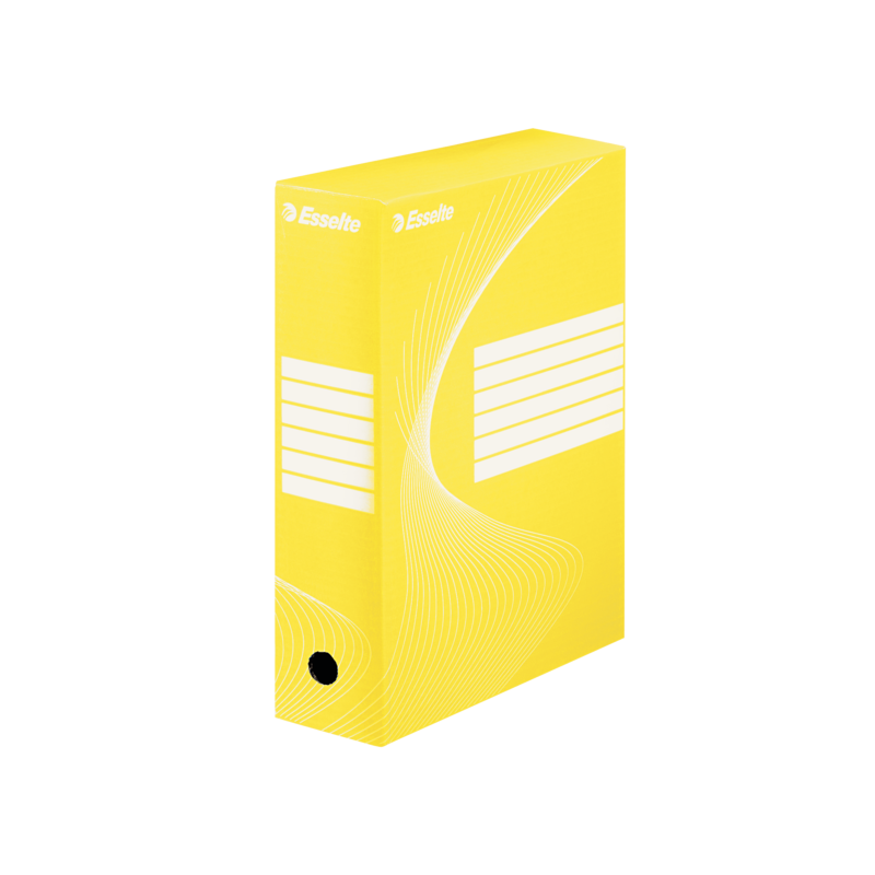 Pudełka Archiwizacyjne Esselte Boxy 100Mm Żółte 128423