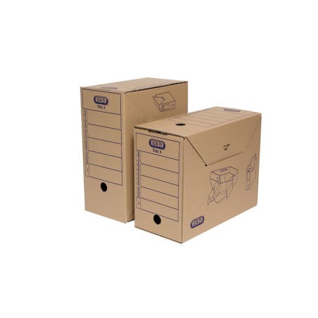 Karton Archiwizacyjny Tric 3 Szerokość 15,5Cm Brązowy Elba 100552624