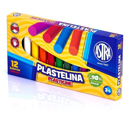 Plastelina Astra 12 Kolorów, 83813906