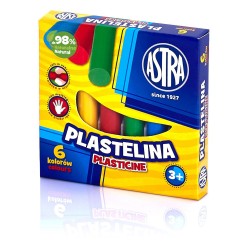 Plastelina Astra 6 Kolorów, 83811905