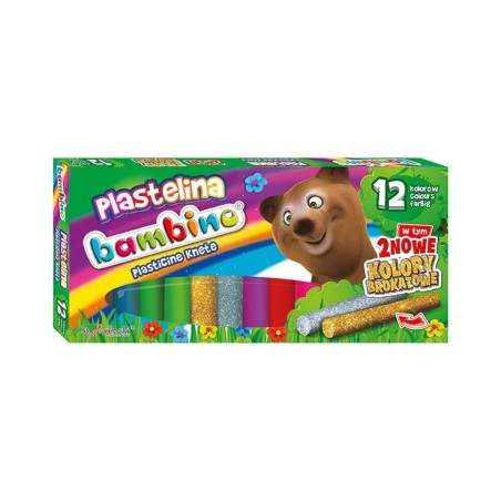 Plastelina Bambino 12 Kolorów St.majewski