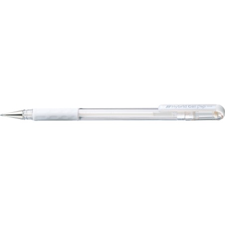 Długopis Żelowy 0,8Mm Biały K118-W Pentel - Hybrid Gel Grip