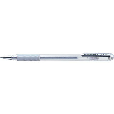 Długopis Żelowy 0,8Mm Srebrny K118-Z Pentel - Hybrid Gel Grip