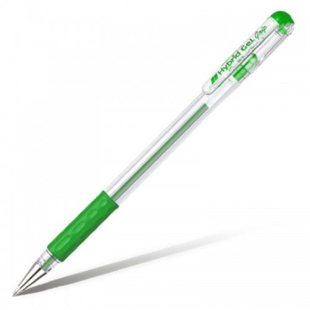 Długopis Żelowy 0,6Mm Zielony K116-D Pentel - Hybrid Gel Grip