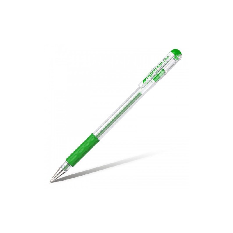Długopis Żelowy 0,6Mm Zielony K116-D Pentel - Hybrid Gel Grip