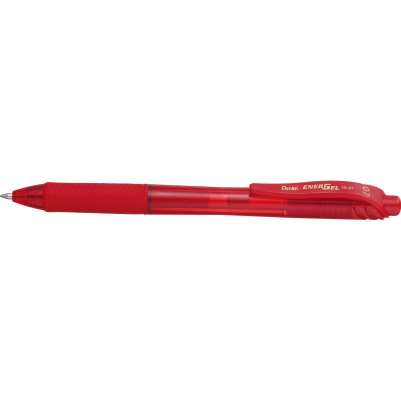 Pióro Kulkowe 0,7Mm Energel Czerwone Bl107-B Pentel