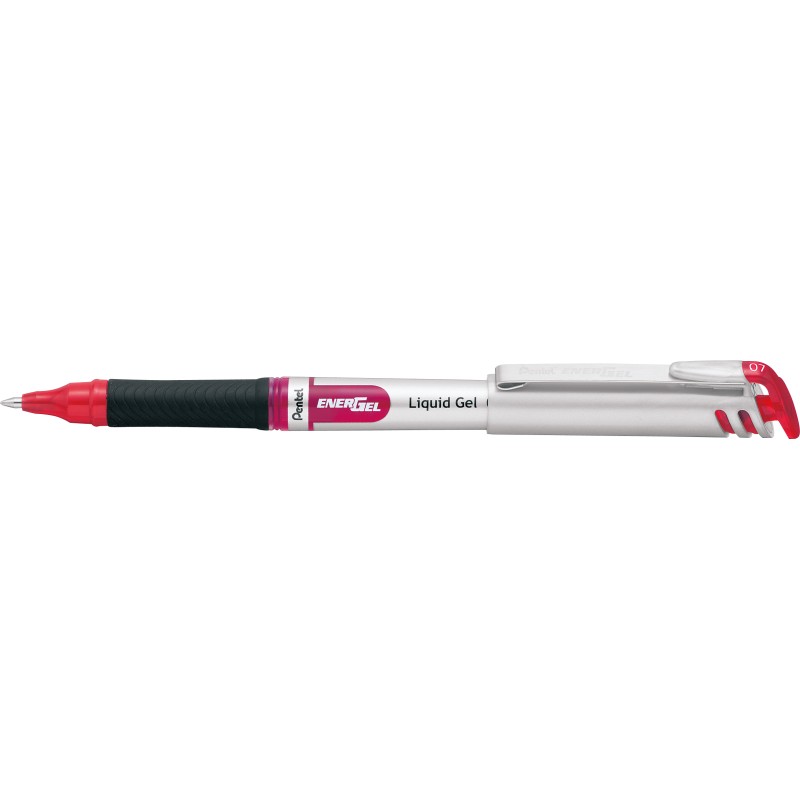 Pióro Kulkowe 0,7Mm Energel Czerwone Bl17-B Pentel
