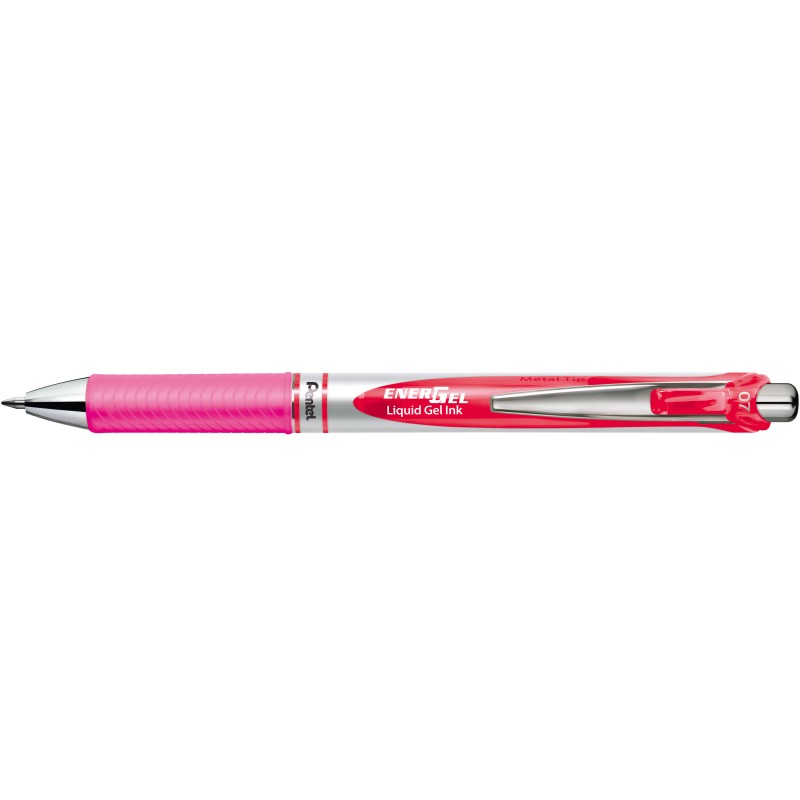 Pióro Kulkowe 0,7Mm Energel Różowe Bl77-P Pentel