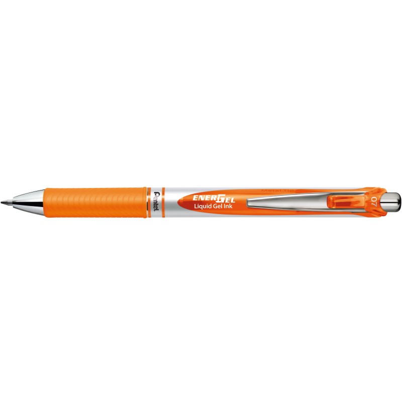 Pióro Kulkowe 0,7Mm Energel Pomarańczowe Bl77-F Pentel