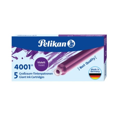 Naboje Do Piór, Długie Fioletowe 300004111 Pelikan