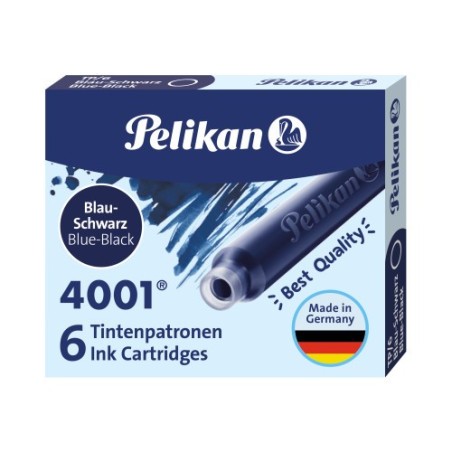 Naboje Do Piór, Krótkie Niebiesko-Czarne 100435989 Pelikan