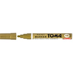 Marker Olejowy, Fibrowa Końcówka 2,5Mm, Złoty To-440 Toma