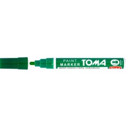 Marker Olejowy, Fibrowa Końcówka 2,5Mm, Zielony To-440 Toma