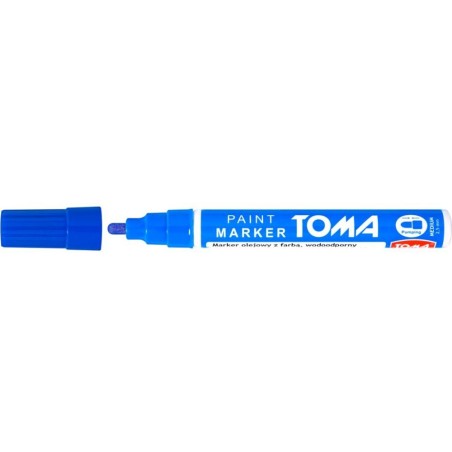Marker Olejowy, Fibrowa Końcówka 2,5Mm, Niebieski To-440 Toma