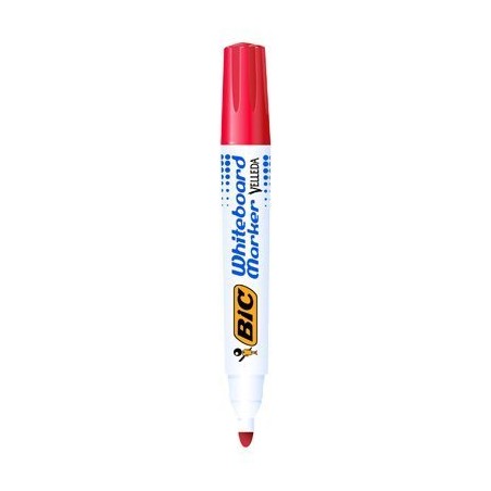 Marker Suchościeralny Bic Velleda Ecolutions 1701 Czerwony, 904939