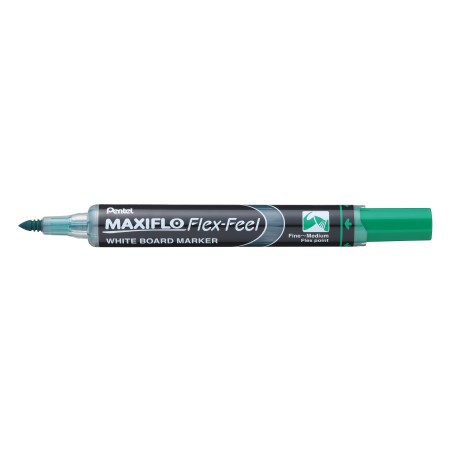 Marker Maxiflo Z Elastyczną Końcówką Flex Feel Zielony Mwl5Sbf -D Pentel